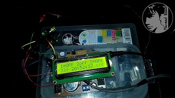 Timer ON-OFF 3 Channel, Atmega328 Arduino, LCD 16x2, RTC DS1307