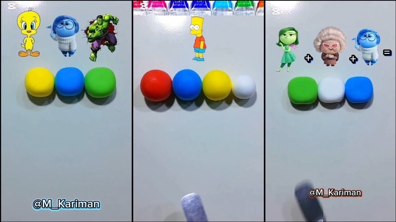 😱 مزج شخصيات كرتونية بصلصال الفوم هل أعجبك الشكل؟ 