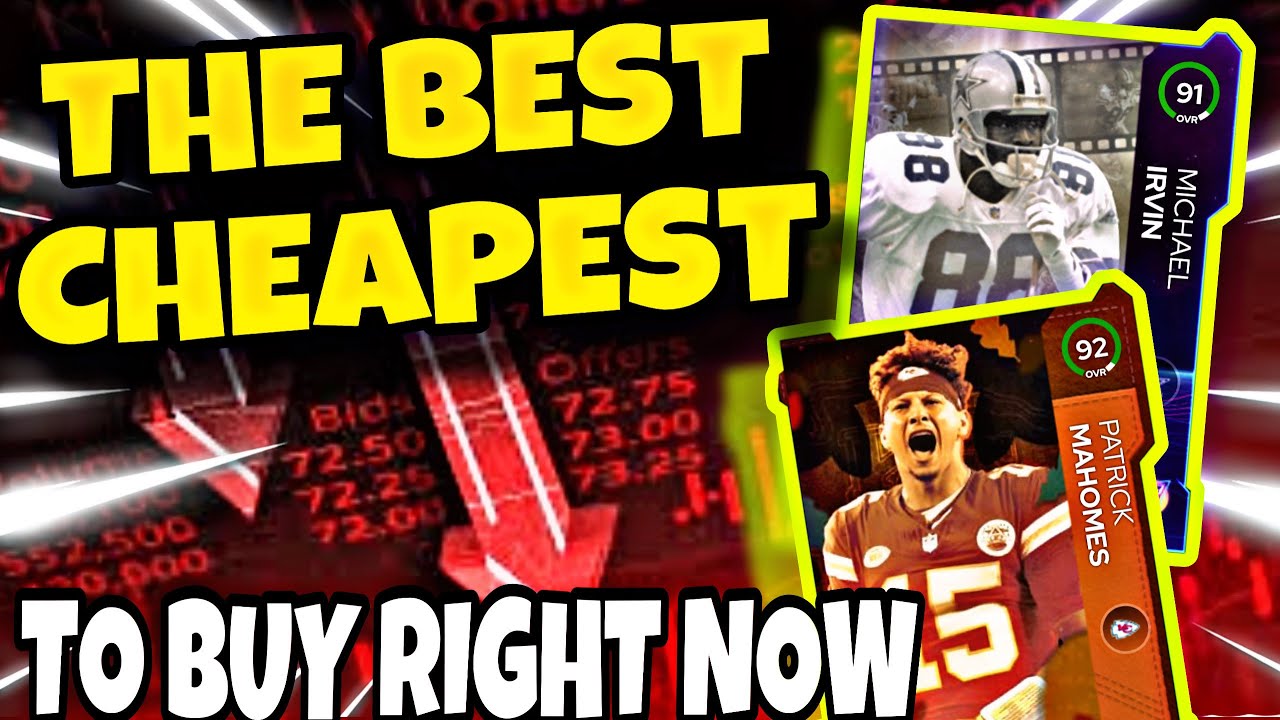 MADDEN 24 THE BEST CHEAPEST PLAYERS CARDS TO BUY RIGHT NOW BEST BUDGET