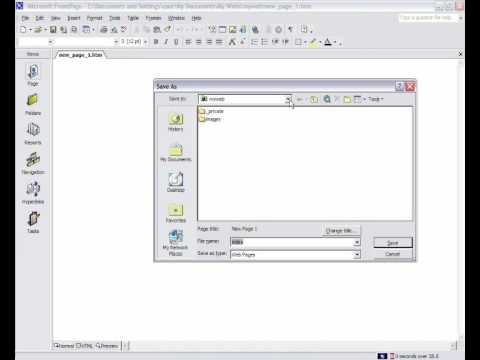 web design video tutorial step 1