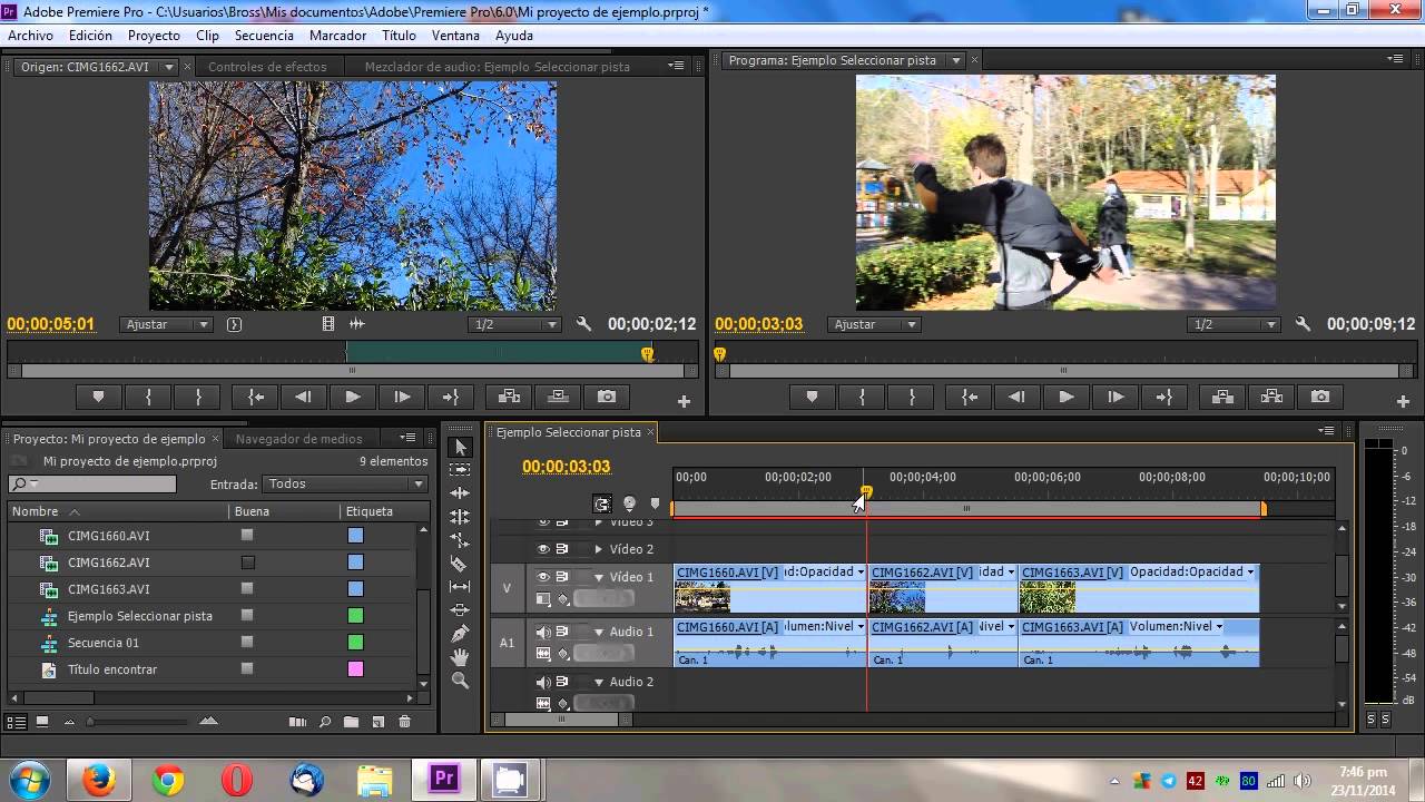 Adobe Premiere: Insertar y sobreescribir