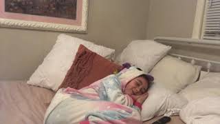 Hadlee does pink fluffy unicorns in a unicorn p.j screenshot 3