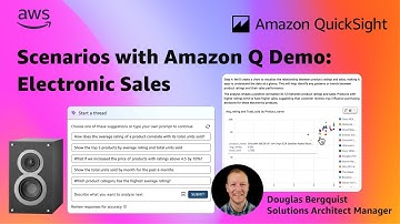 Electronic Sales Demo: Scenarios with Amazon Q in QuickSight