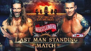 Edge Vs Randy Orton Last Man Standing Match At WrestleMania 36 ! WWE 2k20 !