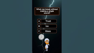 What can break without..........? #quizchallenge #quiz #trivia #generalknowledge