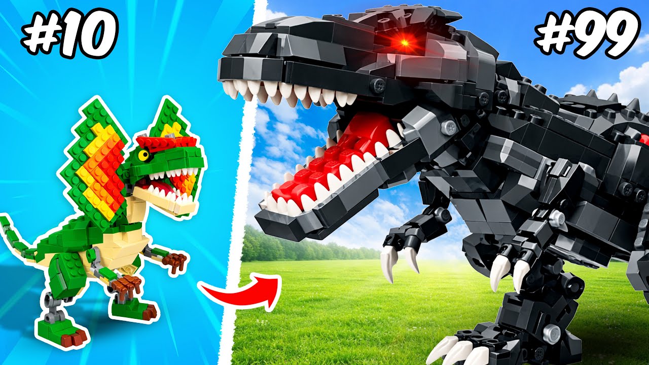 How to Built a LEGO Dinosaur Zoo… | ROBO Bricks
