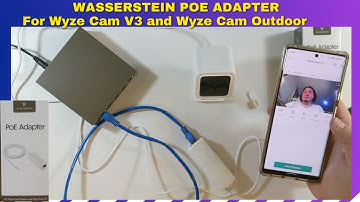 Wasserstein Wyze Cam V3/Wyze Cam Outdoor PoE Adapter Setup!