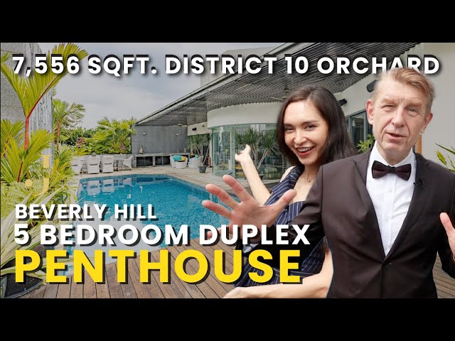 Massive Duplex Penthouse with a Theatre in Beverly Hill | Orchard, Grange Road | Singapore Property class=