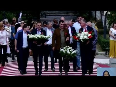 2008 წლის ომის გმირების გახსენება რუსთავში