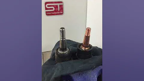 Moog compared to high precision ball joint.