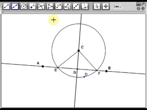 Euclid's Proposition 12: Perpendicular Line 2