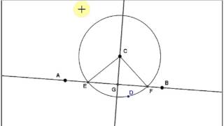 Euclid's Proposition 12: Perpendicular Line 2