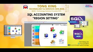 REGION SETTING (SQL ACCOUNTING SYSTEM) 🖥️💻