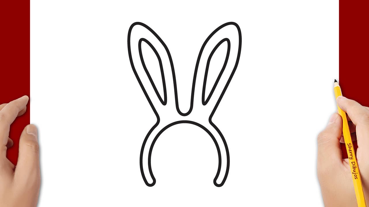 Cómo dibujar una diadema de orejas de conejo - thptnganamst.edu.vn
