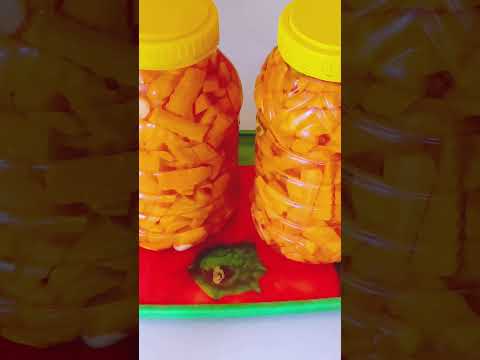 طريقة عمل مخلل الجزر هيقعد معاكى فتره طويله مقرمش مخلل الجزر 