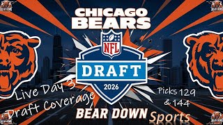 LIVE Bears Draft Day 3 🔥 Picks