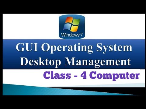 GUI Operating System - Desktop Management | Windows 7 Based | Class : 4 ...