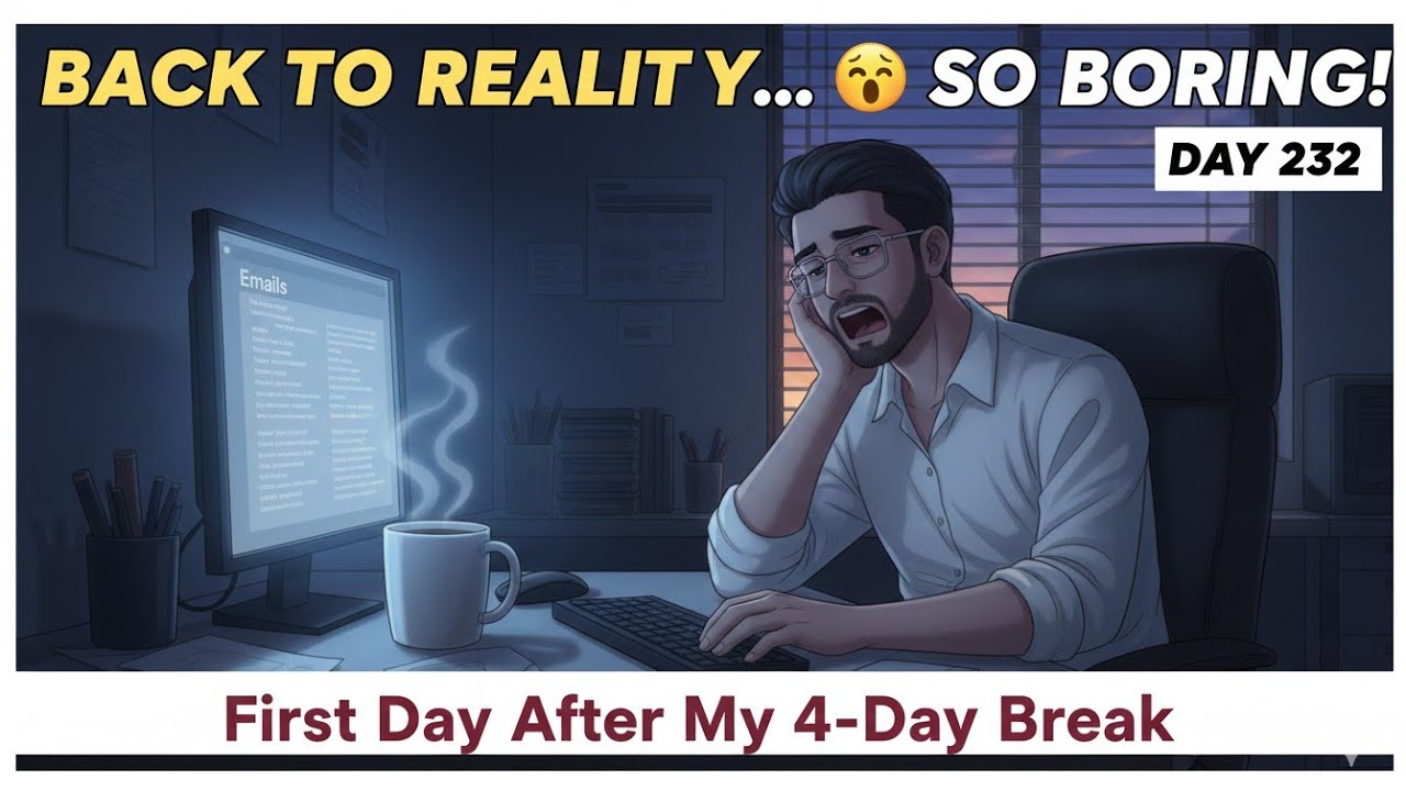 BACK TO REALITY... 😴 First Day After My 4-Day Break | Day 232 | Asif Ali Shaikh 