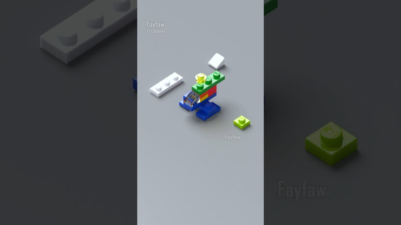  Building A CUTE Tiny LEGO Helicopter Fun Easy Tutorial