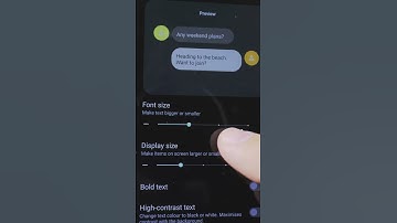 Sony Xperia 1 V Display Increase Font Size