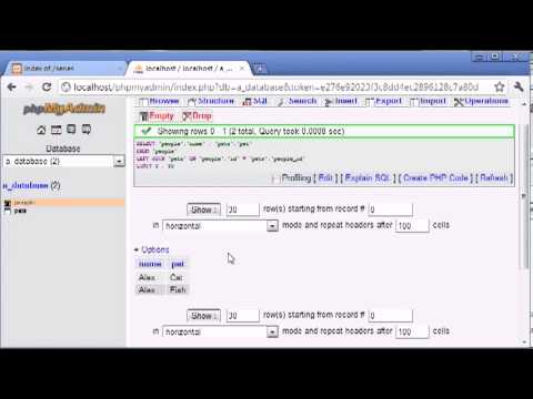 Beginner PHP Tutorial  128 - RIGHT JOIN
