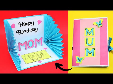 Video: How To Make Mom A Birthday Card