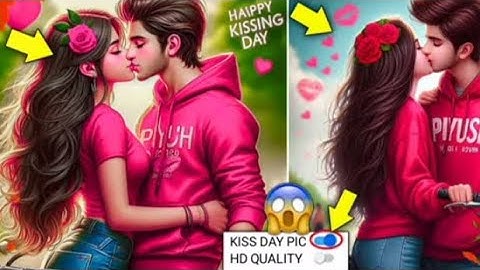Create 3D Ai Happy kiss💋 day image creator 2024 | happy kiss day| bing image creator | new tutorial 
