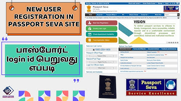 How to register in passport seva online portal | Activate passport login id