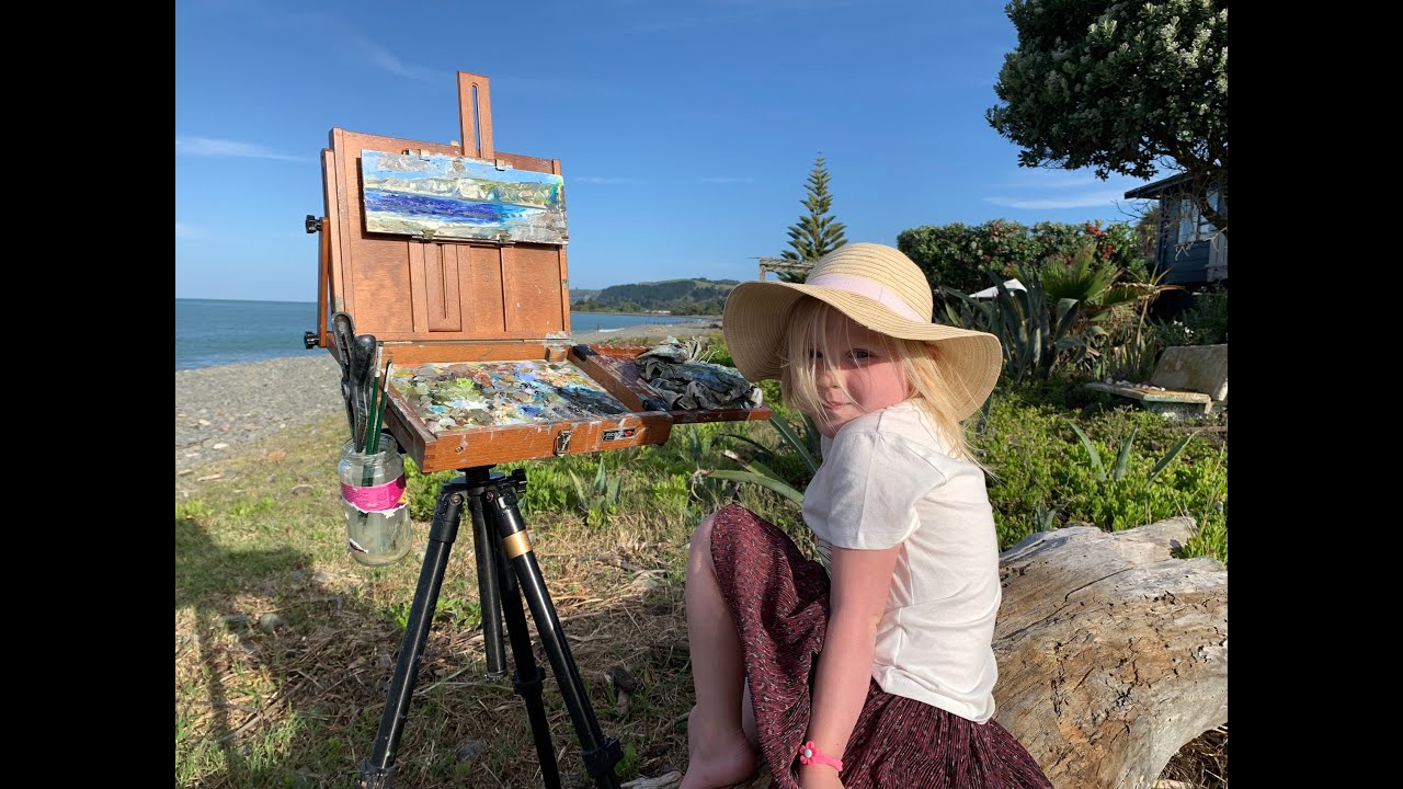 Plein Air Painting With Freeman White ep#3 Te Awanga dec 2020