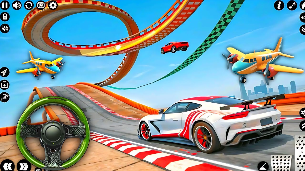 Mega Ramp Car Stunts Racing Impossible Tracks 3D 7 Android