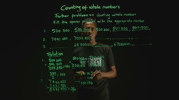 JSS1 | Mathematics | Counting whole numbers | Further problem | 1
