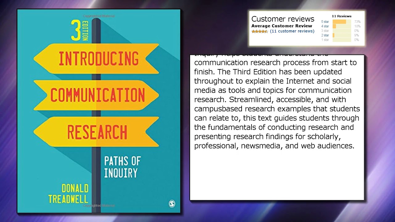 Introducing Communication Research: Paths of Inquiry - YouTube