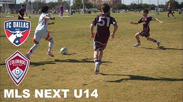 MLS Next Heavyweights! FC Dallas U14 vs Colorado Rapids | MLS Next Top Clash #FCDallas #mlsnext