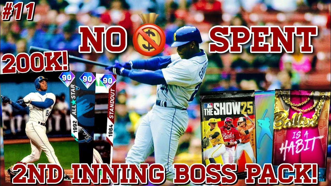 I MADE 200K FROM THE 2ND INNING BOSS PACK! - No Money Spent MLB The Show 25 Diamond Dynasty