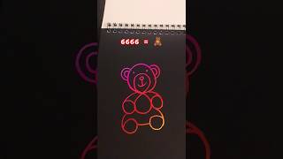 How To Draw A Teddy From 6666 drawings shortsviral art trending