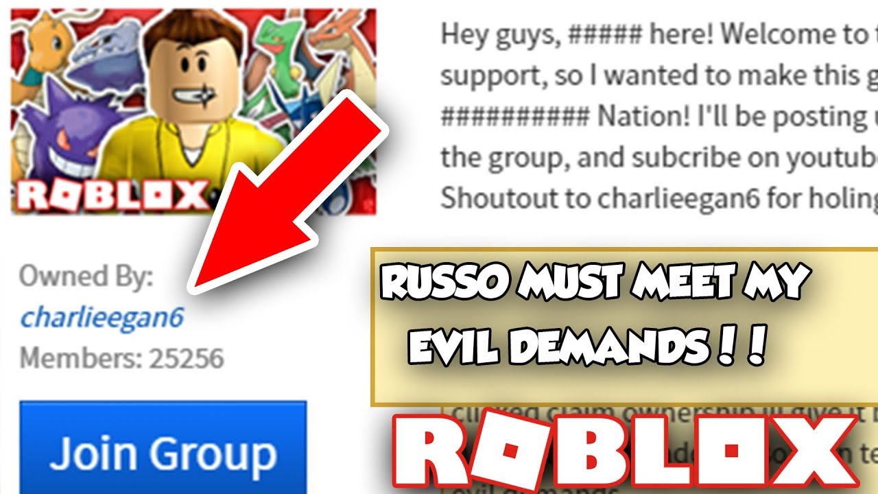 My Roblox Group Got Hacked I Made A New One Youtube - roblox russian military group hacked