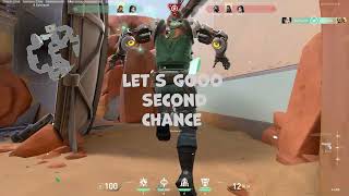 Valorant second chance clutch | Breach revive to 3K