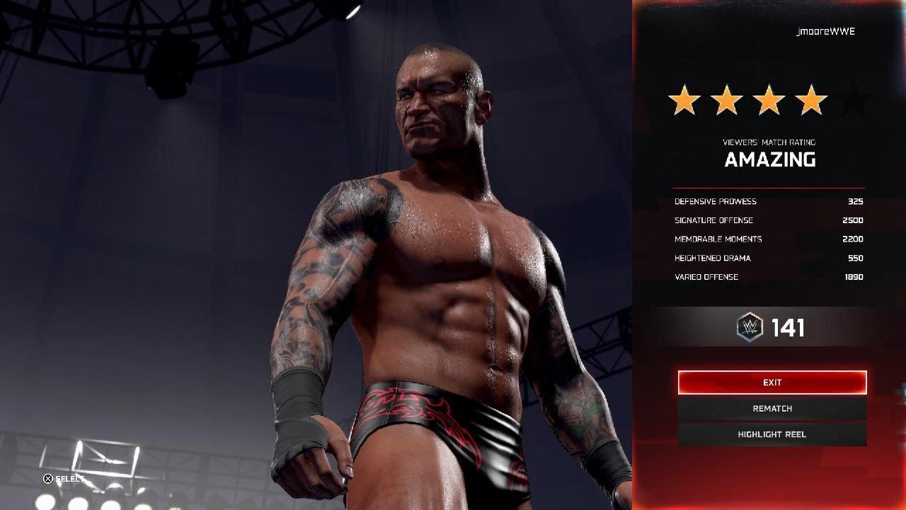 WWE 2K25 - The Miz vs Randy Orton