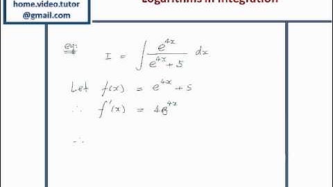 Logarithms in Integration - Example #3