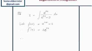 Logarithms in Integration - Example #3