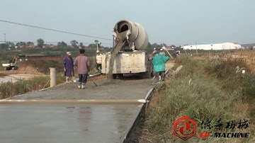 EP Machine --EP3.5 self-loading mixer for road project