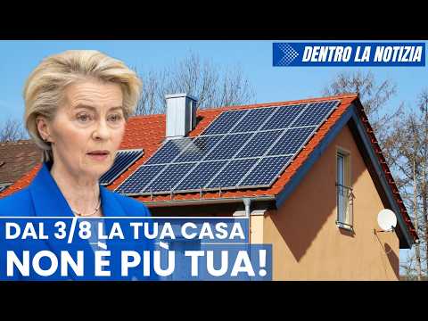 Video GRAVISSIMO 3/8/26 entra in vigore decreto che attua direttiva Ue RED III: la tua casa non è più tua!