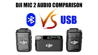 DJI Mic 2 Audio Comparison [ Bluetooth VS USB with Receiver ] Apple iPhone - Android Phone