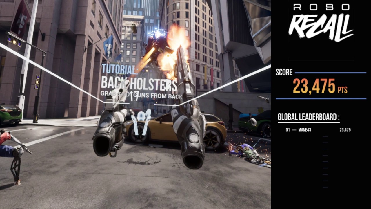 first impression robo recall oculus touch