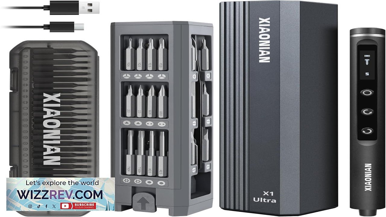 3.7V Precision Electric Screwdriver Set 76 IN 1 Magnetic Storage Mini Electric Screwdriver