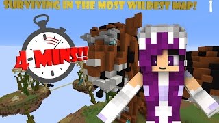 SURVIVING 4 MINS IN THE WILDEST MAP EVAR!! |Cubecraft Eggwars | Episode 1 screenshot 2