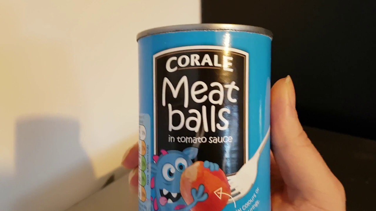 ALDI Corale Meat Balls in Tomato Sauce 380g YouTube