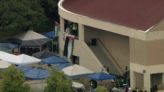 Pro-Palestine demonstrators take over building on UC Irvine campus