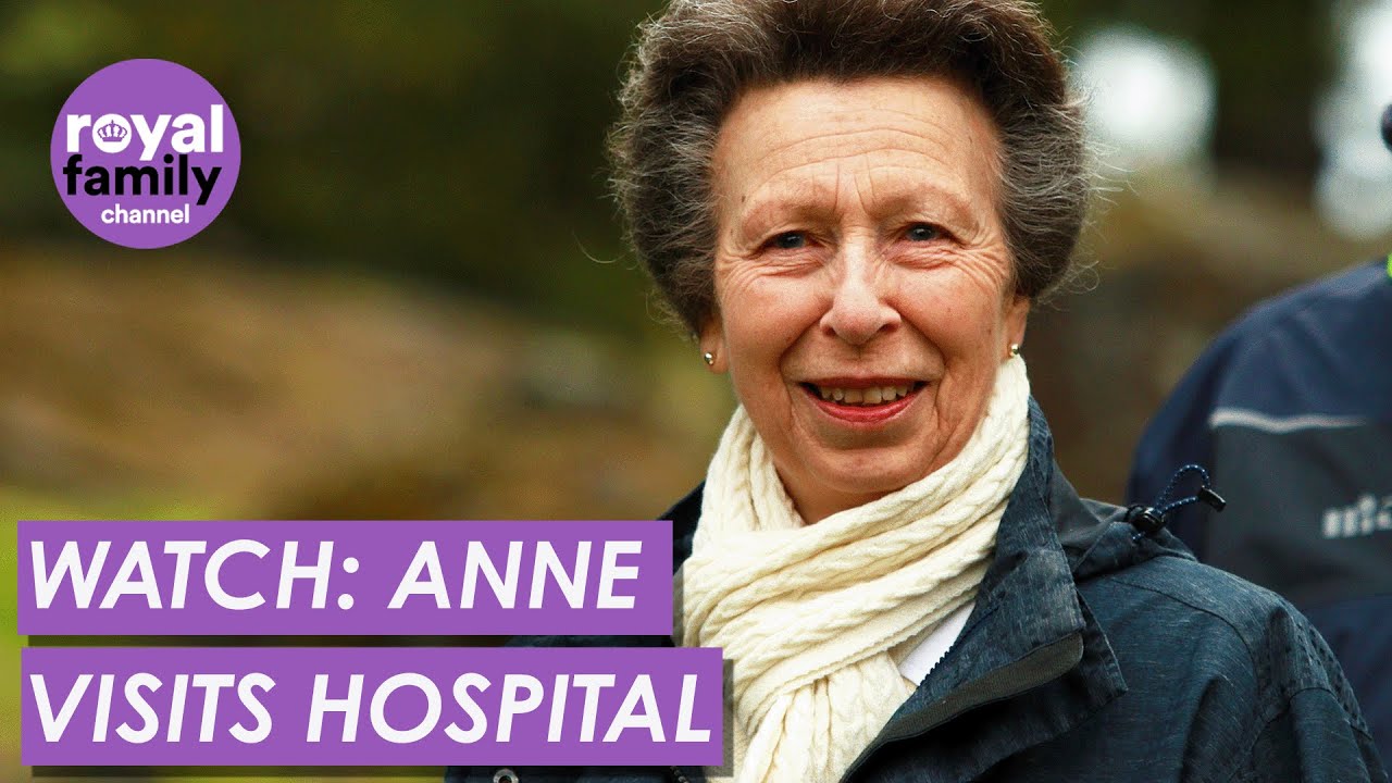 WATCH: Princess Anne Shows Appreciation to Medical Staff at Southmead Hospital