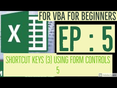 SHORTCUT KEYS (3) USING FORM CONTROLS 5